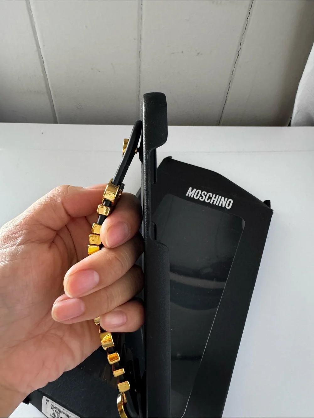 Moschino adds logo flair